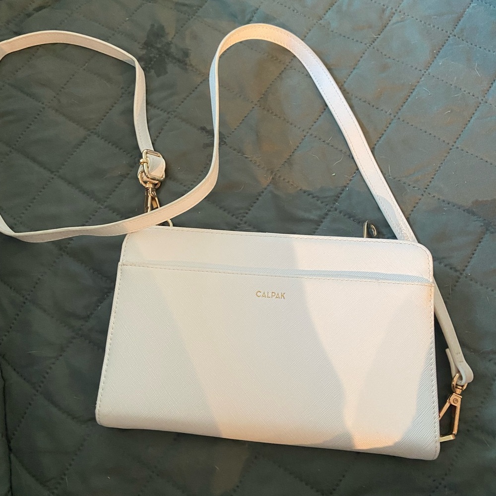 Calpak travel bag white
